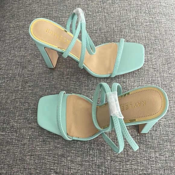 Kayleen By Los Angeles Women's Criss-Cross Elastic Ankle Strap - Picture 5 of 9